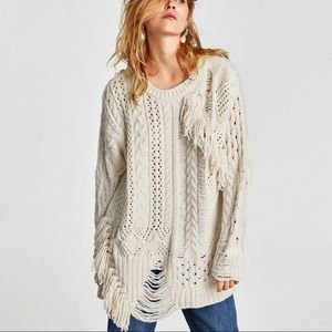 Zara Knit oversized sweater